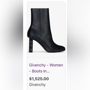 Givenchy G Cube  Ankle Boots